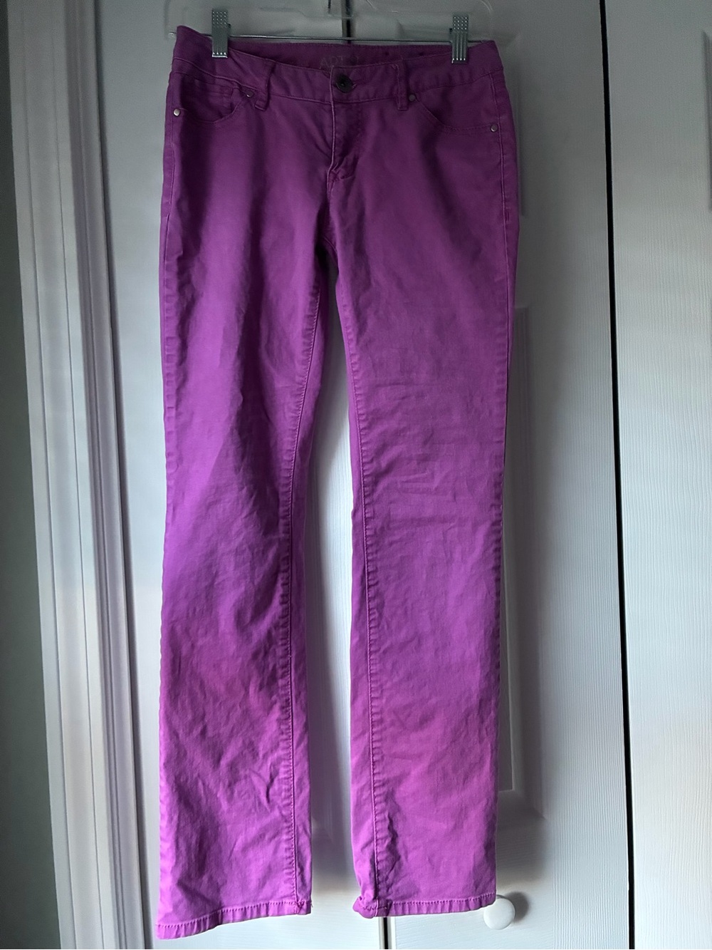 Apt. 9 Vibrant Purple Straight-Leg Jeans